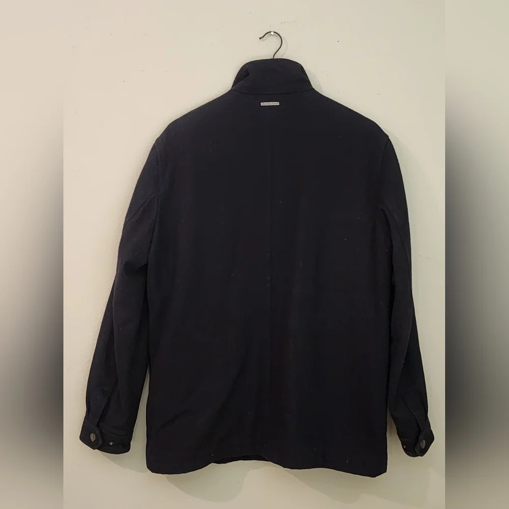 MICHAEL Michael Kors Wool Blend Military Field Lined Insulated Black Coa… - Picture 2 of 13